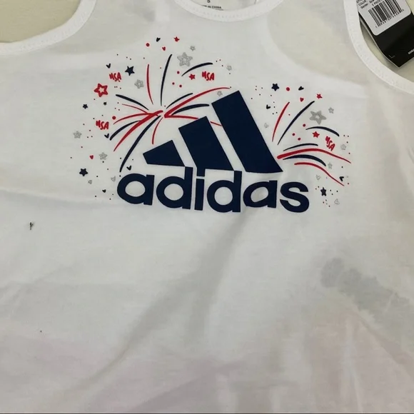 Adidas cute Skort top American flag outfit 5024 - Picture 3 of 9